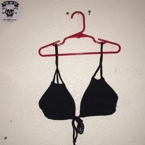 Black bikini top